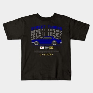 Tuner Blue Hakosuka JDM Kids T-Shirt